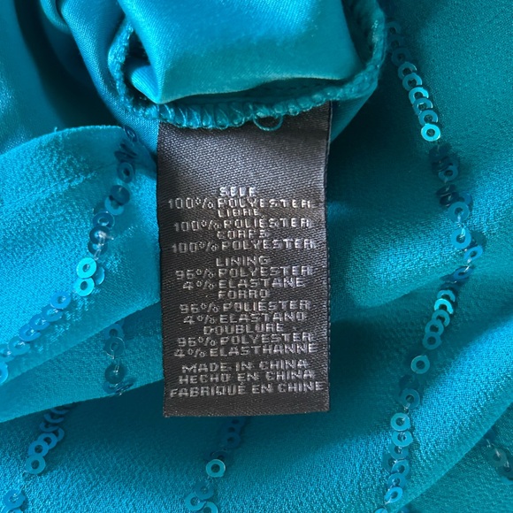 Vince Camuto Blue Caribbean Dress 14 - Picture 9 of 9